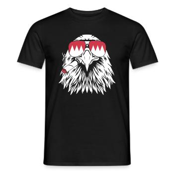 Franken Adler Fränkisch - Männer T-Shirt - Schwarz - Vorne - AI Model Male 178 light (178cm)