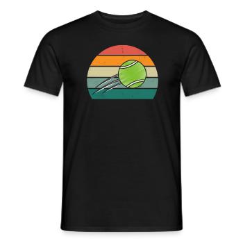 Tennis player Tennis player Tennis club tennis - Men's T-Shirt - black - Front - AI Model Male 178 light (178cm)