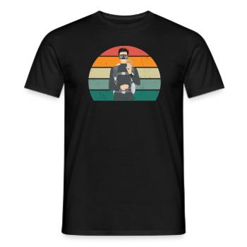 Diver Diver Dive Oxygen Diving - Men's T-Shirt - black - Front - AI Model Male 178 light (178cm)