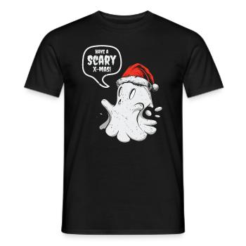 Effrayant Halloween Mignon Noël - T-shirt homme - noir - Devant - AI Model Male 178 light (178cm)