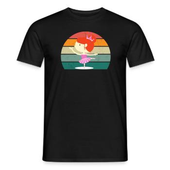 dancer dancer dance move movement couple dance - Men's T-Shirt - black - Front - AI Model Male 178 light (178cm)