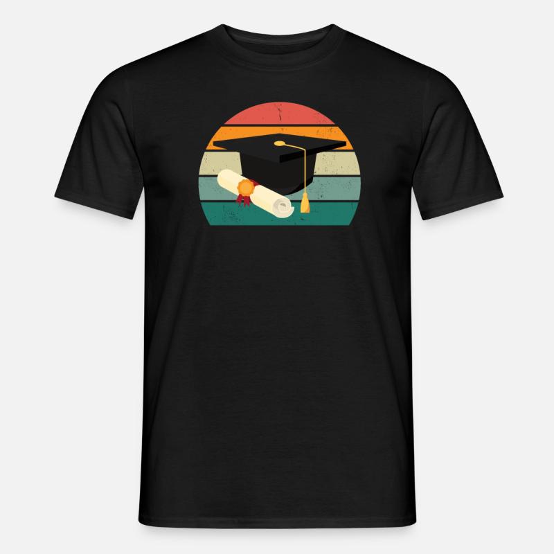 studieren student studium abschluss bachelor uni - Männer T-Shirt - Schwarz