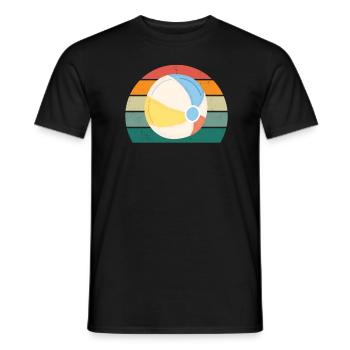 sand urlaub urlauber urlauberin ferien holiday - Männer T-Shirt - Schwarz - Vorne - AI Model Male 178 light (178cm)