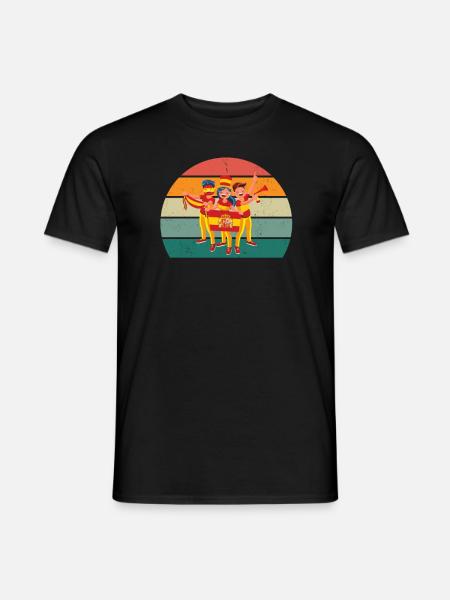 España España Ibiza Mallorca Menorca Madrid - Camiseta hombre - negro