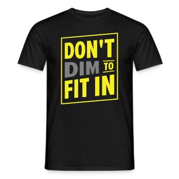 Inspirational Positive Thinker Self-care Motivator - Men's T-Shirt - black - Front - AI Model Male 178 light (178cm)