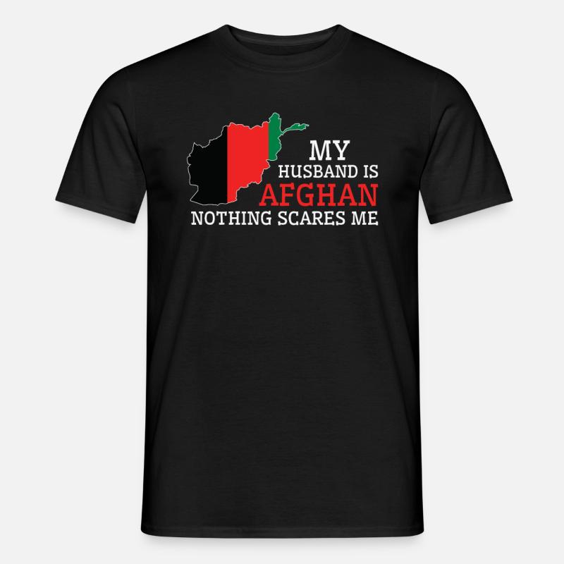 Nichts macht mir Angst Afghanischer Ehemann - Männer T-Shirt - Schwarz