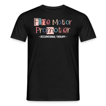 Promoteur de motricité fine ergothérapie ergothérapie - T-shirt homme - noir - Devant - AI Model Male 178 light (178cm)