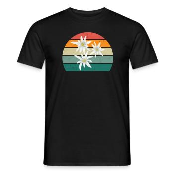 schweizerin schweizer schwizerdeutsch berg schweiz - Männer T-Shirt - Schwarz - Vorne - AI Model Male 178 light (178cm)