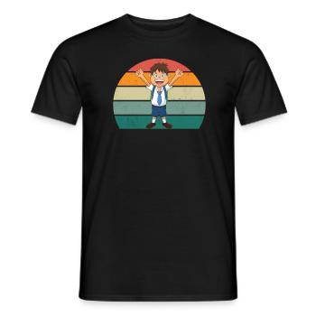 schulen, lehrer lehrerin schüler, schülerin klasse - Männer T-Shirt - Schwarz - Vorne - AI Model Male 178 light (178cm)