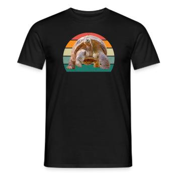 Tortues Carapace de tortue Lézard Reptiles - T-shirt homme - noir - Devant - AI Model Male 178 light (178cm)