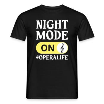 Opera Singer Vocalist Life Choir Show - Men's T-Shirt - black - Front - AI Model Male 178 light (178cm)