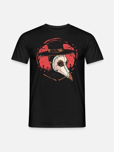 Creepy Necromancer Magic Halloween Holiday - Men's T-Shirt - black