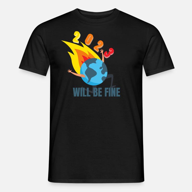 2023 wird gut - Männer T-Shirt - Schwarz