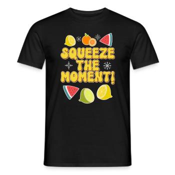 Fruchtig Weihnachten Urlaub Gesund Winter Saison - Männer T-Shirt - Schwarz - Vorne - AI Model Male 178 light (178cm)
