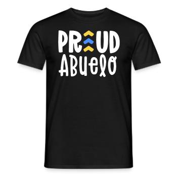 Stolze Abuelo Down-Syndrom Opa Familie T21 - Männer T-Shirt - Schwarz - Vorne - AI Model Male 178 light (178cm)
