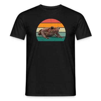 Lézard Lézards Écailles à sang froid Reptiles - T-shirt homme - noir - Devant - AI Model Male 178 light (178cm)