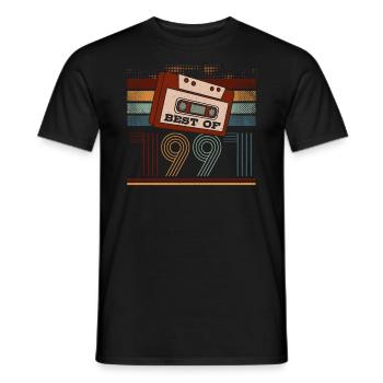 Best Of 1991 | Geburtstag Shirt | Geburtstag - Männer T-Shirt - Schwarz - Vorne - AI Model Male 178 light (178cm)