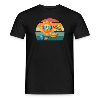 Reisen Reisender Reisender Ferien Urlauber Urlaub - Männer T-Shirt - Schwarz - Vorne - AI Model Male 178 light (178cm)