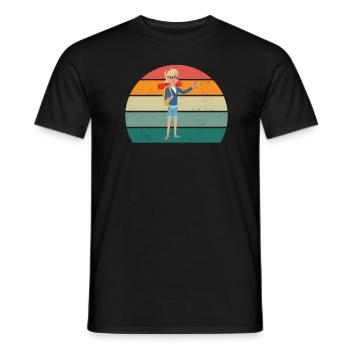 Reisen Reisender Reisender Ferien Urlauber Urlaub - Männer T-Shirt - Schwarz - Vorne - AI Model Male 178 light (178cm)
