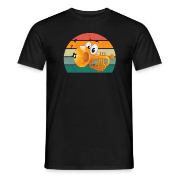 Posaunist Posaune Trompetenspieler Trompete - Männer T-Shirt - Schwarz - Vorne - AI Model Male 178 light (178cm)