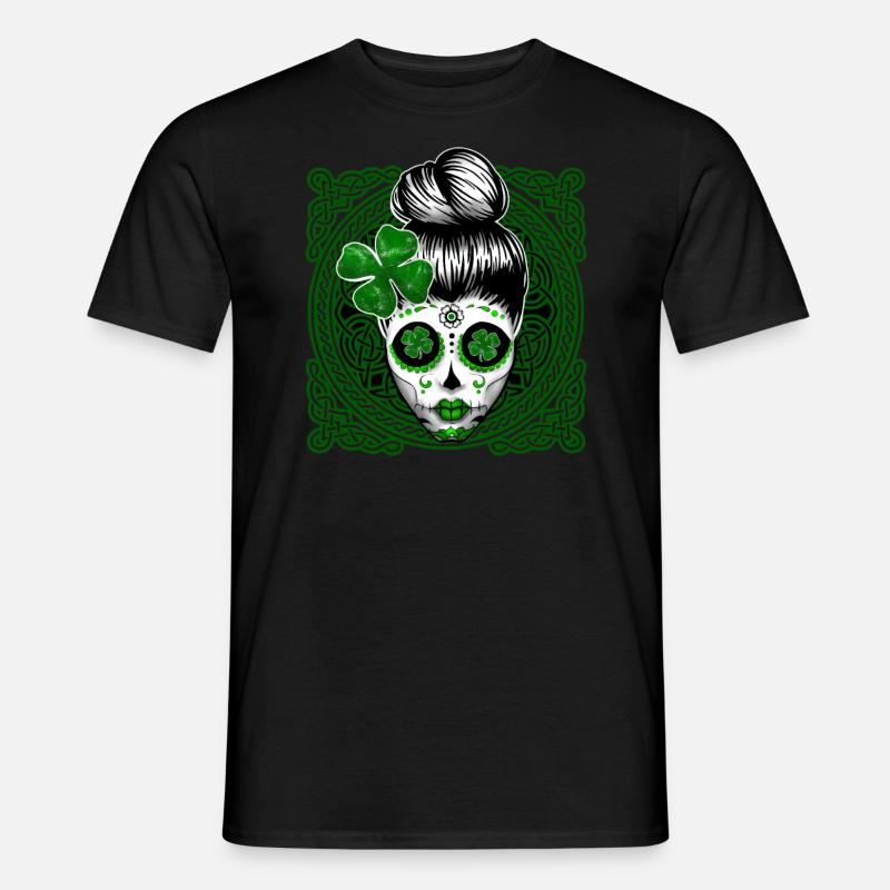 Saint Patricks Day Kelten Schottisch - Männer T-Shirt - Schwarz