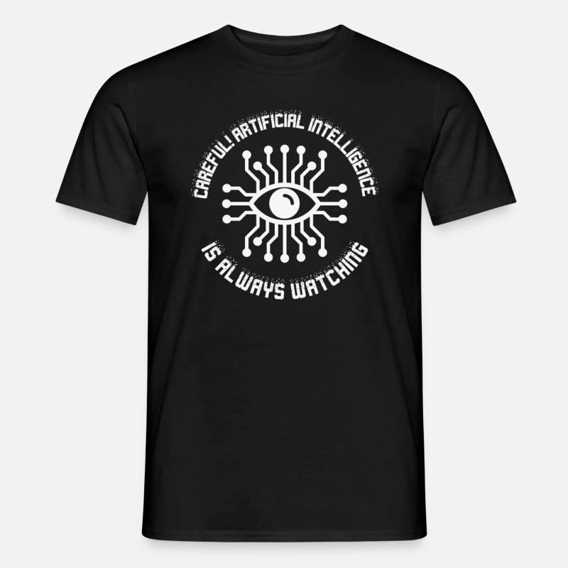 Artificial Intelligence Programming Machine Coding - Men's T-Shirt - black