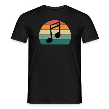 Musiker Musikerin Musik spielen musizieren Musik - Männer T-Shirt - Schwarz - Vorne - AI Model Male 178 light (178cm)