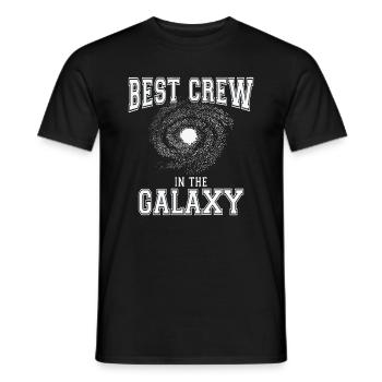 Galaxy Workplace Coworker Crew Office Family - Men's T-Shirt - black - Front - AI Model Male 178 light (178cm)