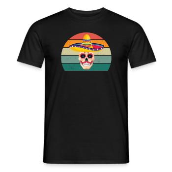 mexikanisches Essen Tacos Taco Tapas Nachos Mexiko - Männer T-Shirt - Schwarz - Vorne - AI Model Male 178 light (178cm)