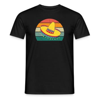 mexikanisches Essen Tacos Taco Tapas Nachos Mexiko - Männer T-Shirt - Schwarz - Vorne - AI Model Male 178 light (178cm)
