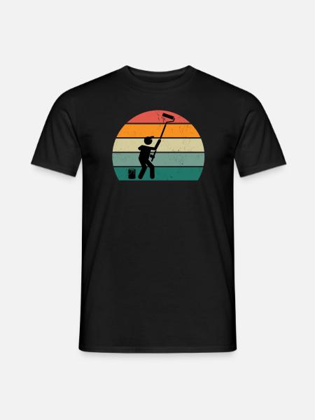 Maler Malerin Zeichnen Zeichner Zeichnerin Farbe - Mænd T-shirt - sort