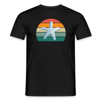 Meer Ozean Wasser Fisch Fische Krabbe Krebs Qualle - Männer T-Shirt - Schwarz - Vorne - AI Model Male 178 light (178cm)