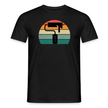 Peintre Peintre Dessin Dessinatrice Dessinatrice Couleur - T-shirt homme - noir - Devant - AI Model Male 178 light (178cm)