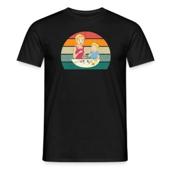 Peintre Peintre Dessin Dessinatrice Dessinatrice Couleur - T-shirt homme - noir - Devant - AI Model Male 178 light (178cm)