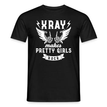 Radiology Rad Tech Technologist Radiologist X-ray - Men's T-Shirt - black - Front - AI Model Male 178 light (178cm)