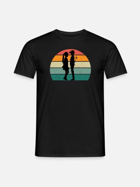Marriage Marriage Boyfriend Girlfriend Marriage Love - Men's T-Shirt - black
