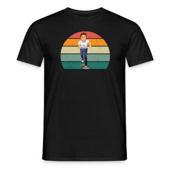 Rennen Läufer Läuferin Renner Rennerin Joggen - Männer T-Shirt - Schwarz - Vorne - AI Model Male 178 light (178cm)