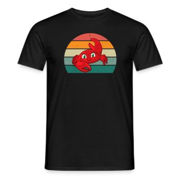 Krebse Krebsschere Meerestier Schalentier Krabbe - Männer T-Shirt - Schwarz - Vorne - AI Model Male 178 light (178cm)