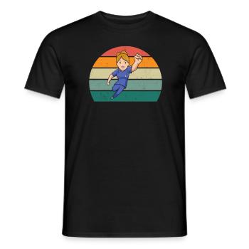 Healing Help Healing Health Nurse - Men's T-Shirt - black - Front - AI Model Male 178 light (178cm)