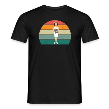 Aide à la guérison Infirmière en santé de guérison - T-shirt homme - noir - Devant - AI Model Male 178 light (178cm)