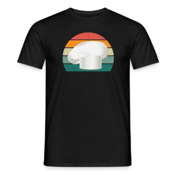 Kocher Chef Chef Kitchen Restaurant Bar Bistro - Men's T-Shirt - black - Front - AI Model Male 178 light (178cm)