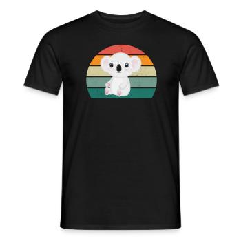 Koalas Koala Bear Australia Marsupial Bag Koala - Men's T-Shirt - black - Front - AI Model Male 178 light (178cm)