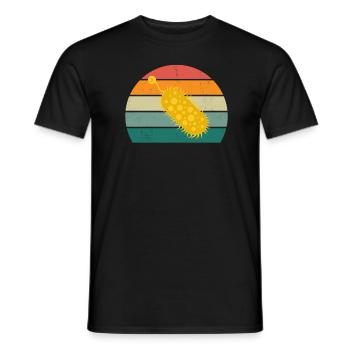 Slipper Tardian Microscope Microbiology - Men's T-Shirt - black - Front - AI Model Male 178 light (178cm)