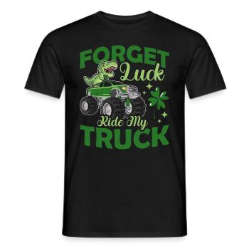 Oubliez le bonheur Montez mon camion Dinosaur St. - T-shirt homme - noir - Devant - AI Model Male 178 light (178cm)