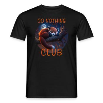 Roter Panda - Männer T-Shirt - Schwarz - Vorne - AI Model Male 178 light (178cm)