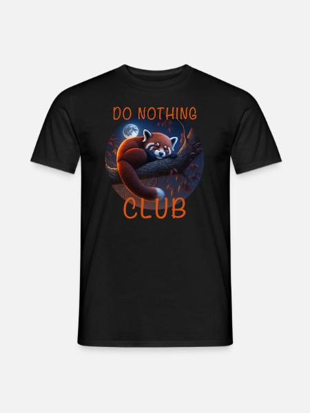 Red panda - Men's T-Shirt - black