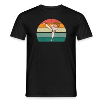 Kampfsportler Kampfsport Judo Aikido Karate Boxen - Männer T-Shirt - Schwarz - Vorne - AI Model Male 178 light (178cm)