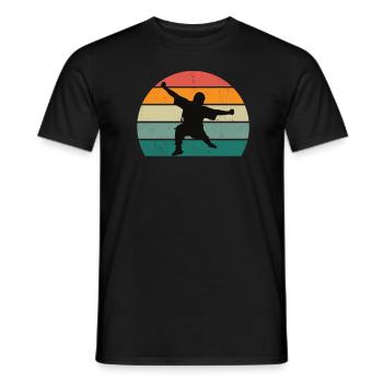 Kampfsportler Kampfsport Judo Aikido Karate Boxen - Männer T-Shirt - Schwarz - Vorne - AI Model Male 178 light (178cm)