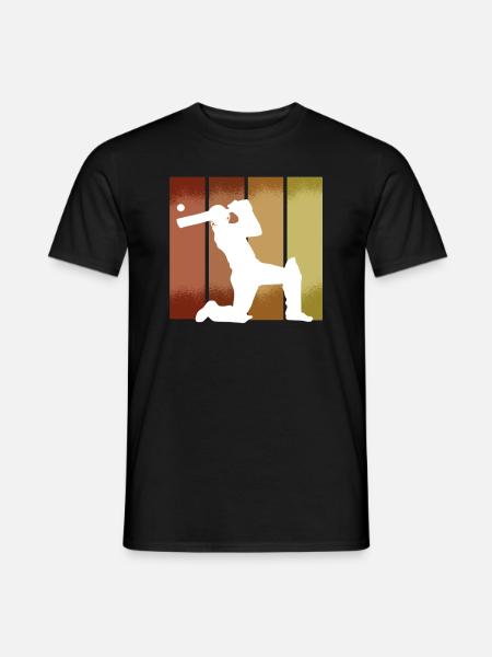 Cricket player sport - Men's T-Shirt - black