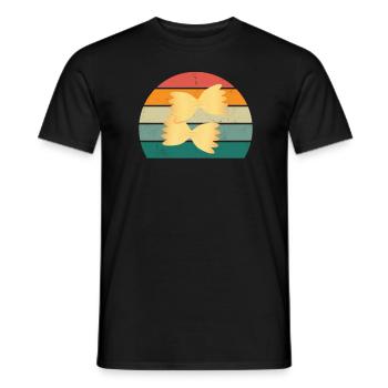 Italiener Italien Rom Turin Neapel Venedig Pasta - Männer T-Shirt - Schwarz - Vorne - AI Model Male 178 light (178cm)